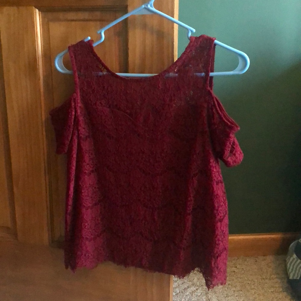 Off the shoulder shirt